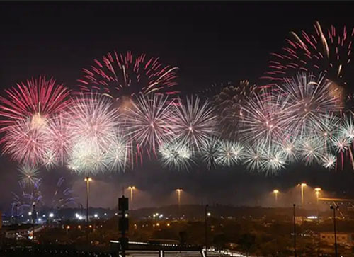 马鞍山焰火晚会